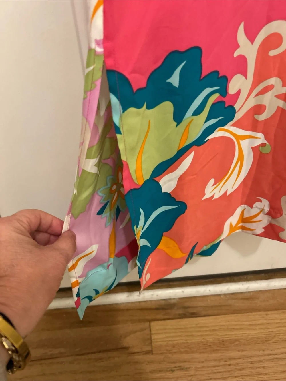 Natori Ascendant Lotus Caftan NEW XS